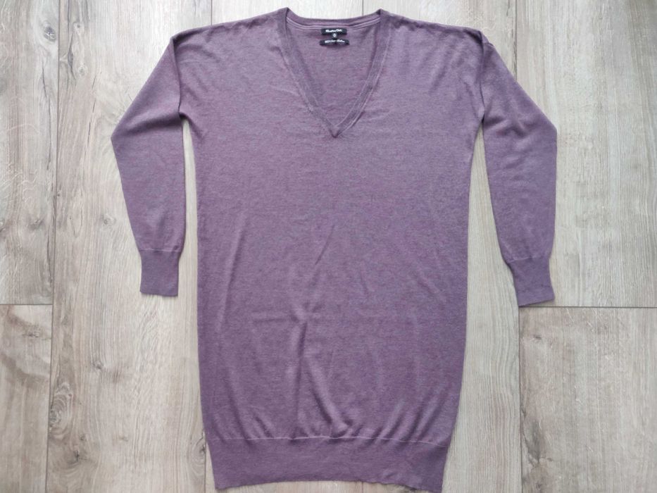Туника платье, свитер Massimo Dutti wool cashmere M 32 цвет марсала.