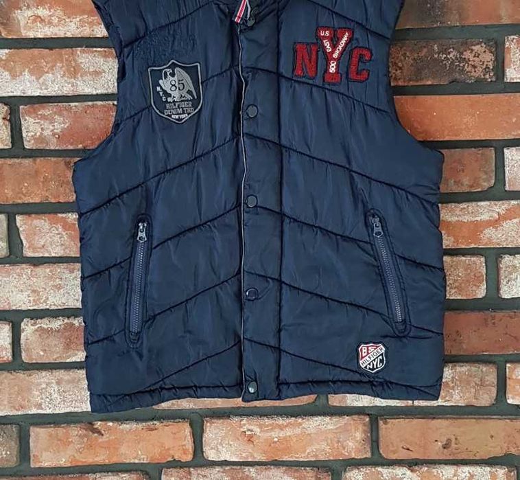 Tommy Hilfiger Denim granatowa kamizelka bezrękawnik  super stan M
