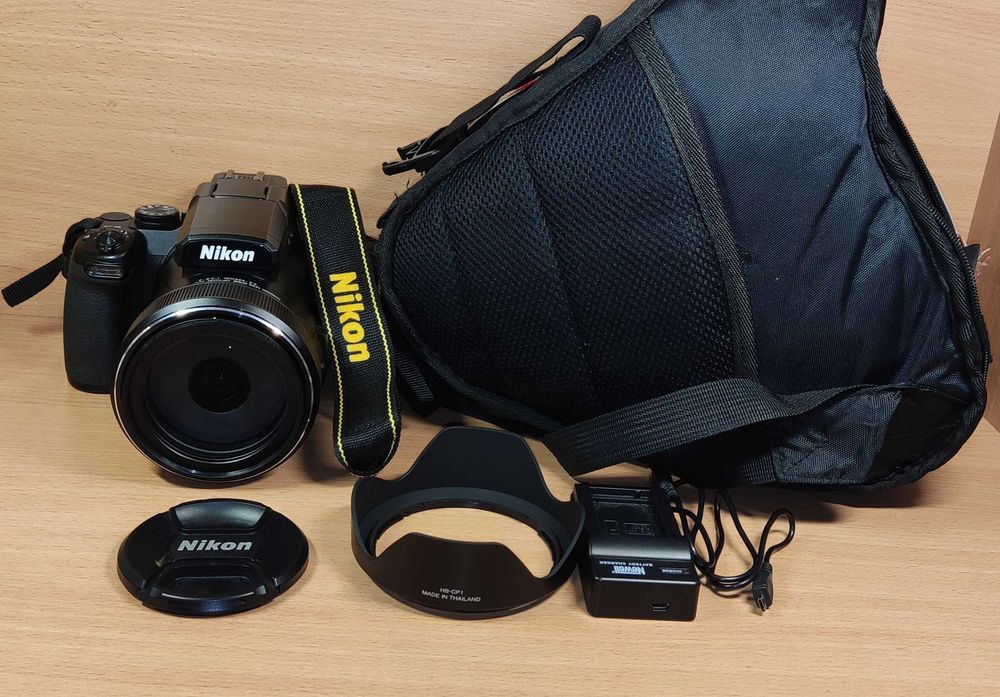 Nikon P1000  125x zoom optyczny, 4K + Gwarancja 6 miesięcy