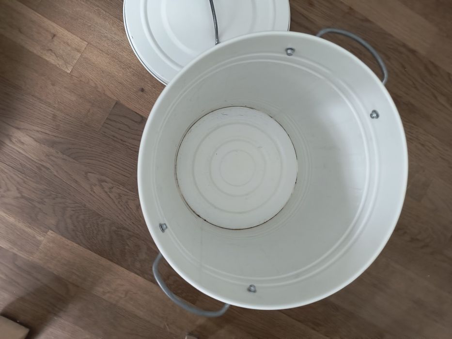 Kosz pojemnik metalowy Ikea