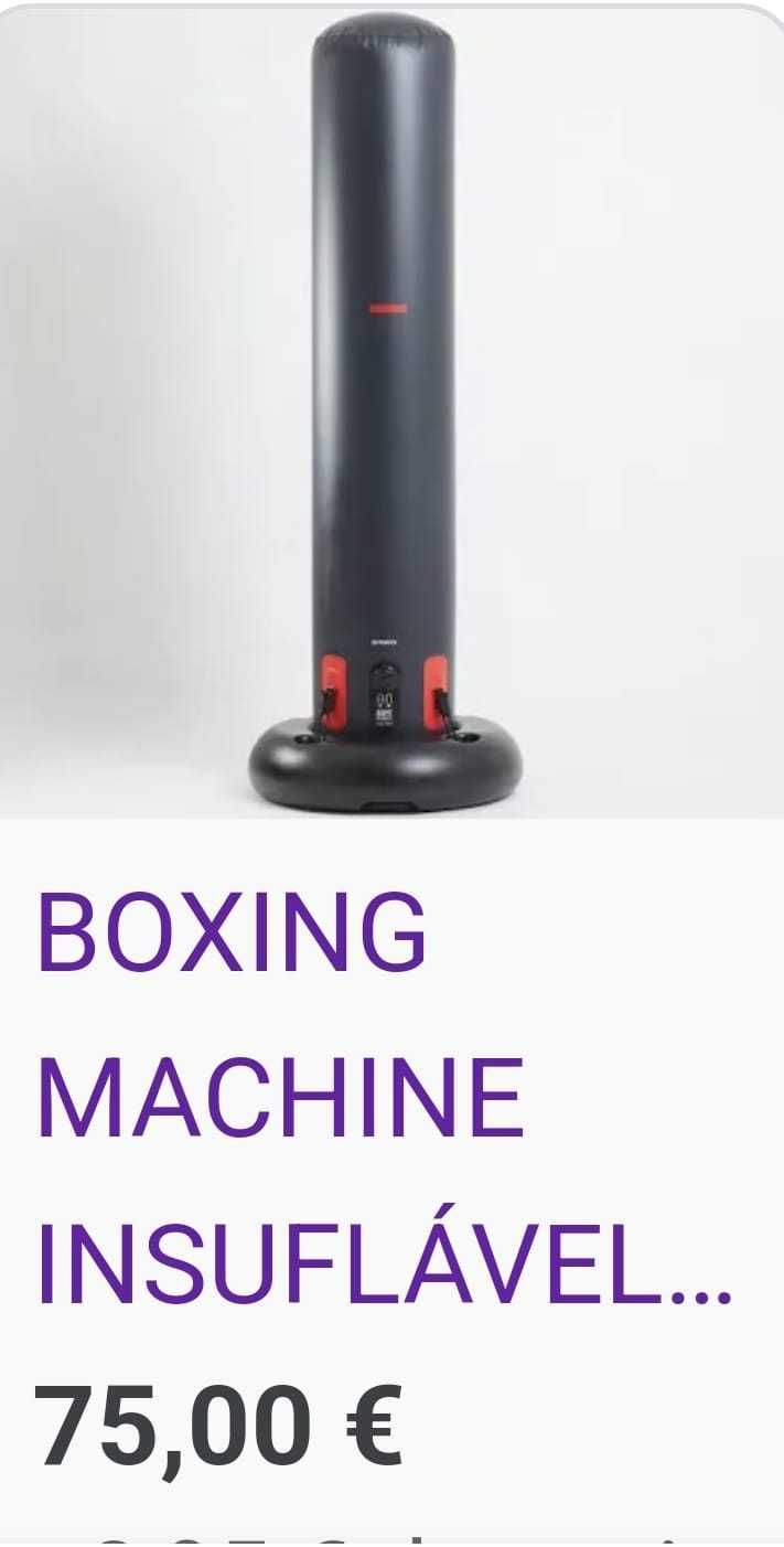 Boxing machine insuflável