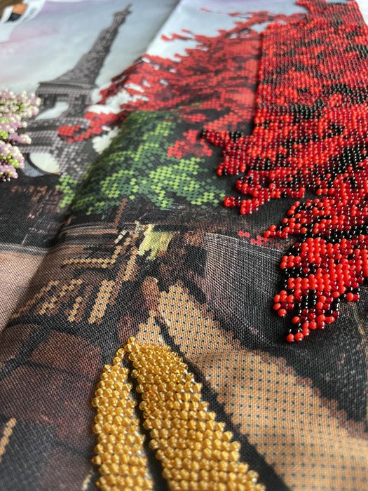 Пано, картина бисером, полотно, Париж