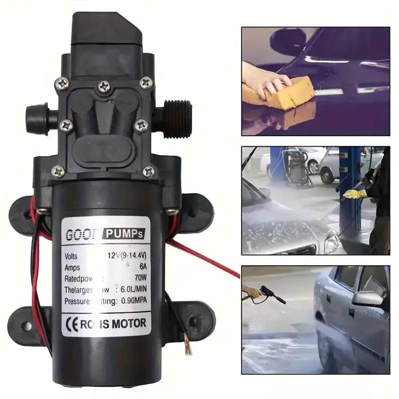 12v 70w 130psi 6l/min   bomba água  diafragma 
 pulverizador  agrícola
