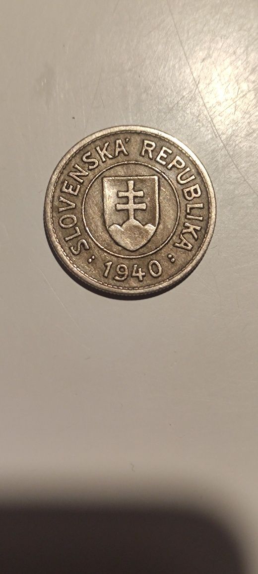 Moneta 1 korona 1940 rok Słowacja