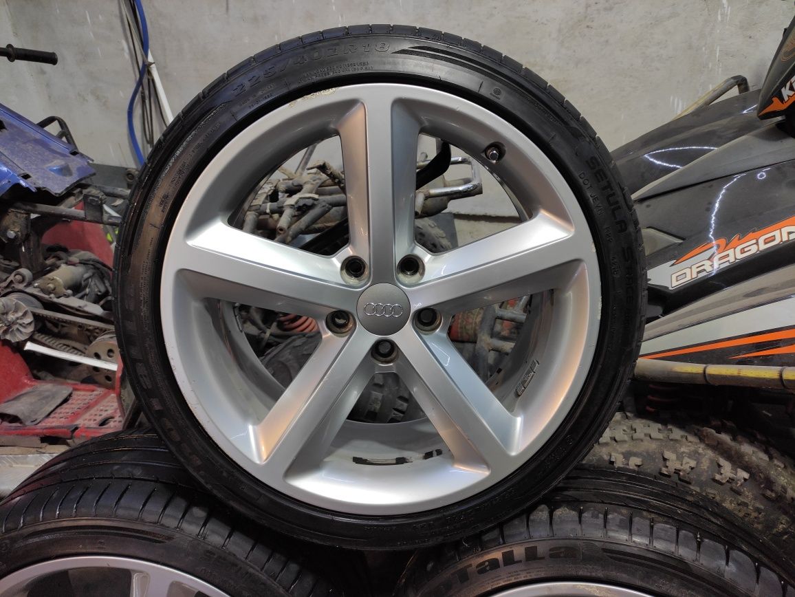 Диски с резиной R18 RONAL 1814 AUDI B8 5*112