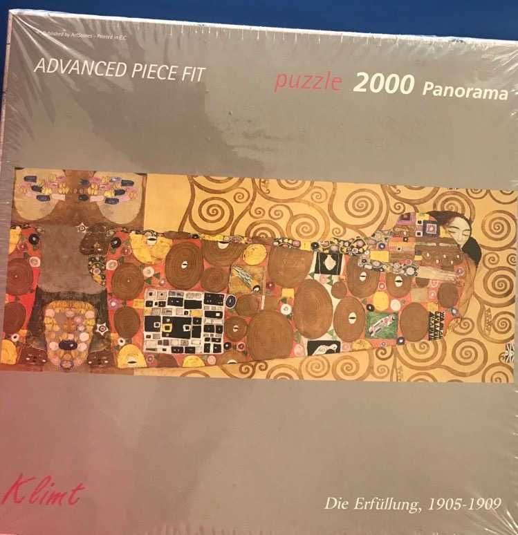 Puzzle 2000 e. panorama ArtStones-Klimt-Spełnienie