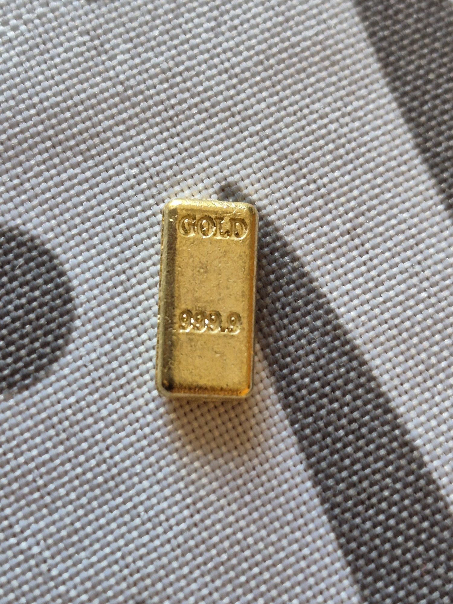 Sztabka 1 gram złoto kolekcjionerskie