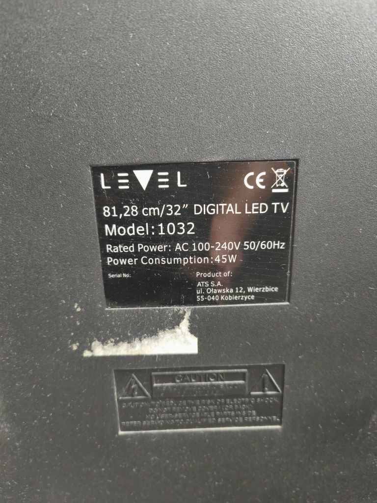 TV 32" marki LEVEL Sprawny

Model:1032