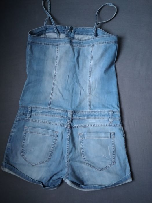 Kombinezon jeansowy letni