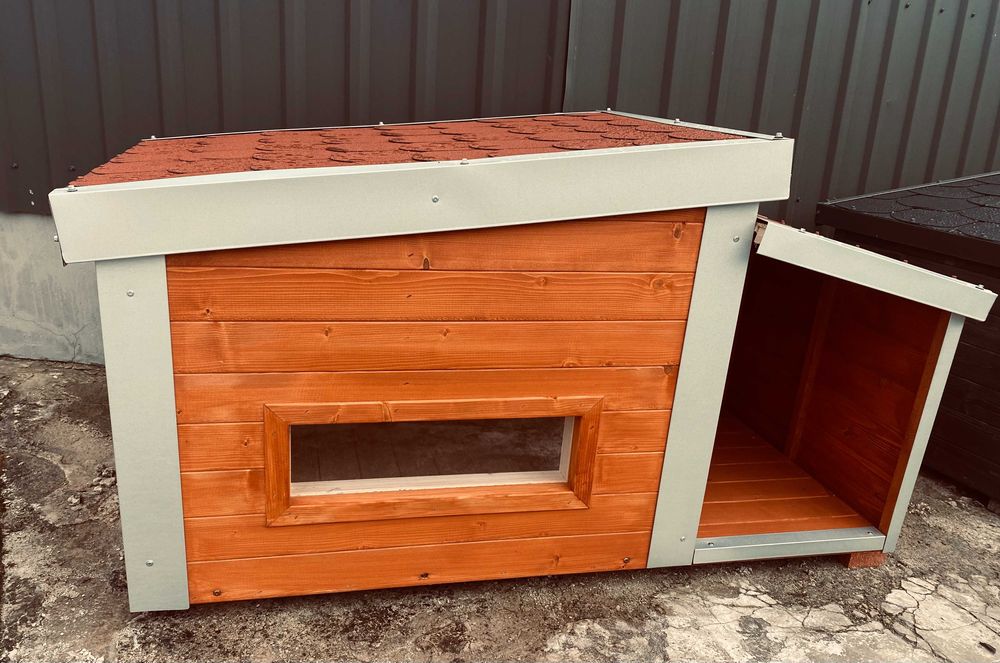 Buda z przedsionkiem dla Psa L wersja LUX