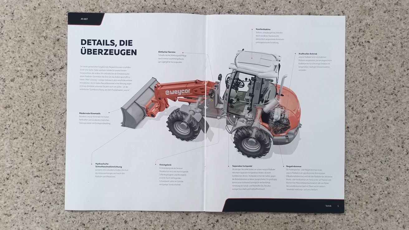WEYCOR AR480 AR480S AR480T By Atlas Ładowarki kołowe Prospekty