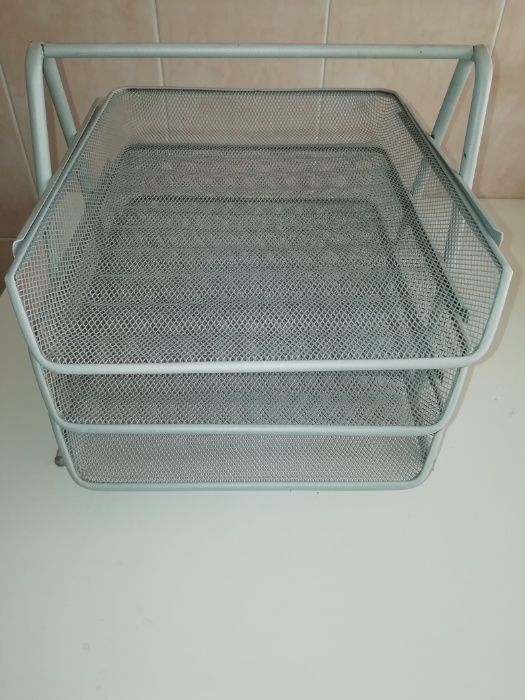 Conjunto: 1 Organizadores + 2 estantes de parede escritório IKEA