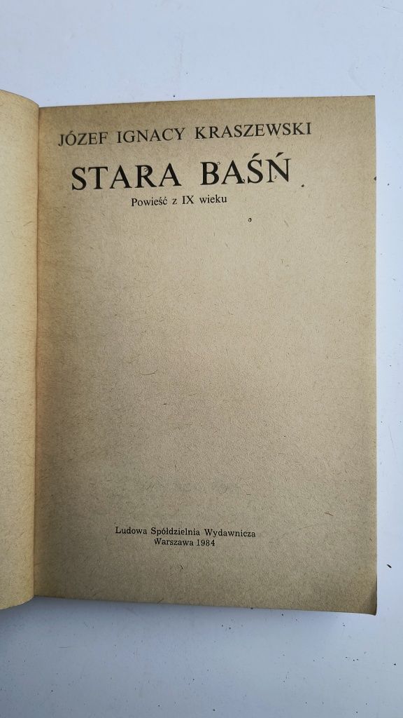 Stara Baśń Józef Ignacy Kraszewski