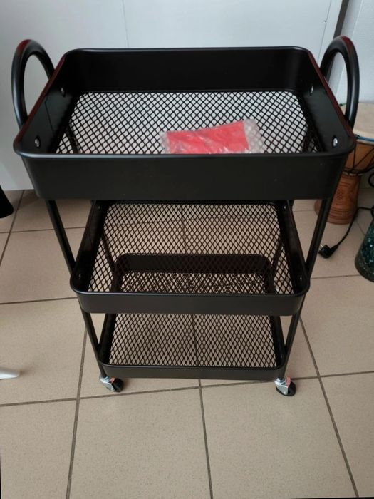 Mobilny Stojak Organizer Wózek Wózeczek Barowy Do Łazienki Regał Metal