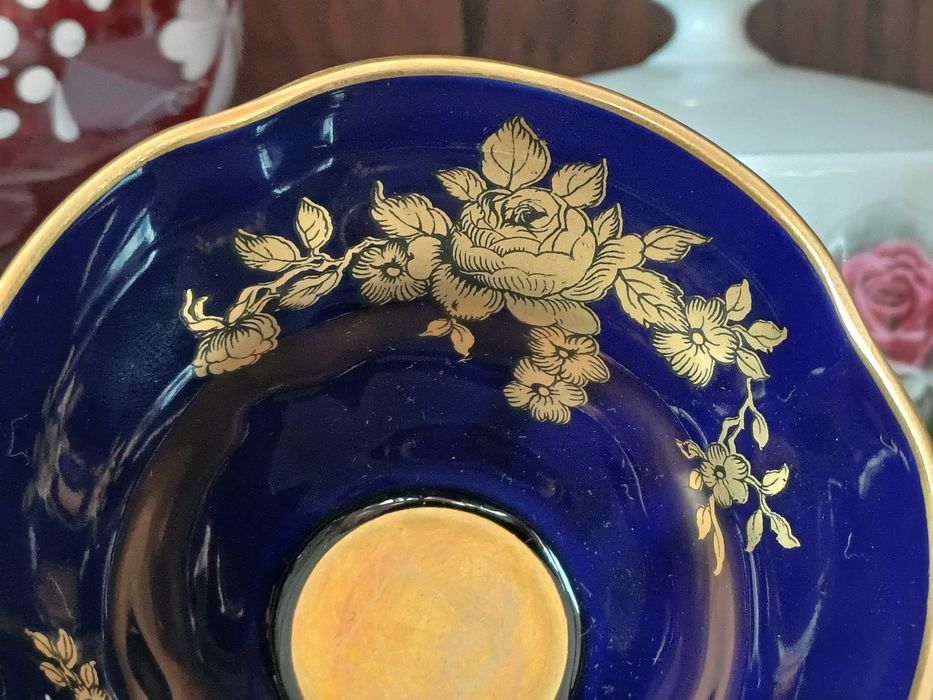 Filiżanka porcelana Lindner Bavaria Echt Cobalt (P.683)