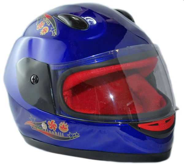 Kask dziecięcy na rower skuter motor rower czerwony czarny lub niebies