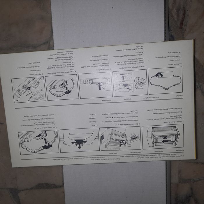 Fita para impressora IBM 4224