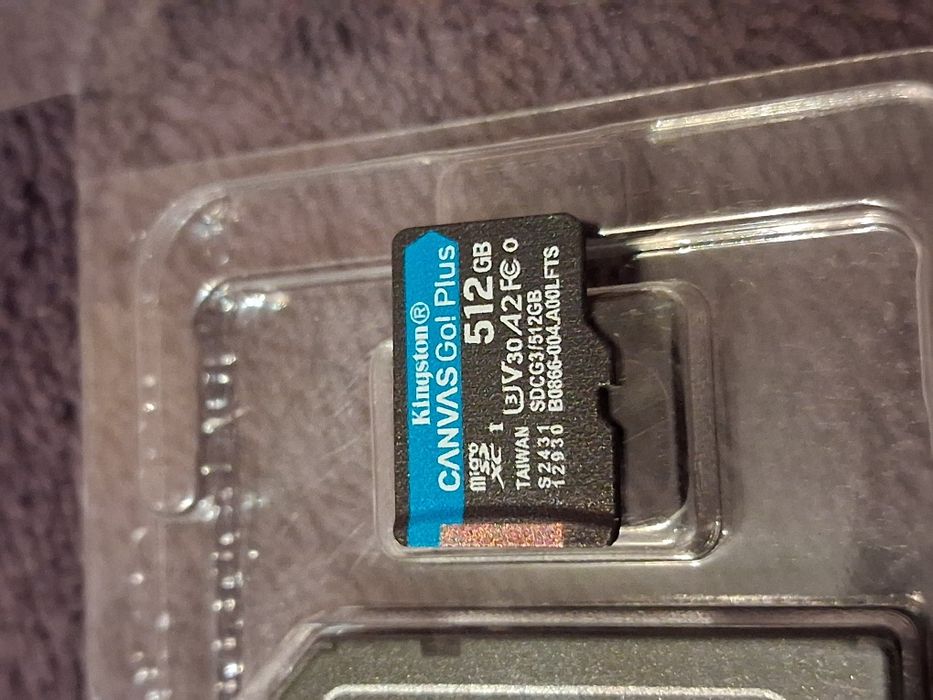 Карта пам'яті KINGSTON microSDXC 512Gb Canvas Go+ Class 10