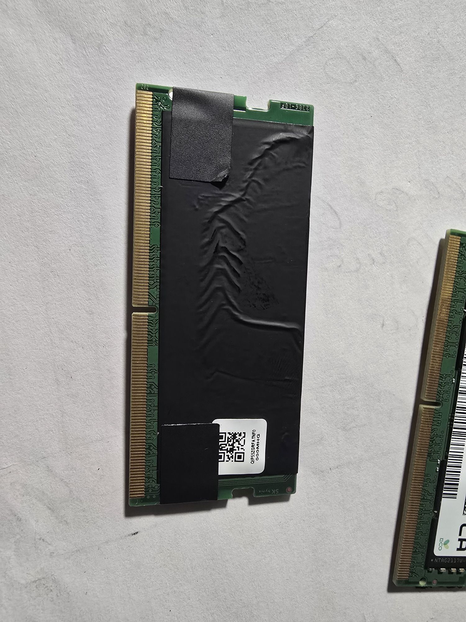 Оперативна пам'ять ddr5 So-dimm Hynix 2×8 Gb після апгрейду ноута