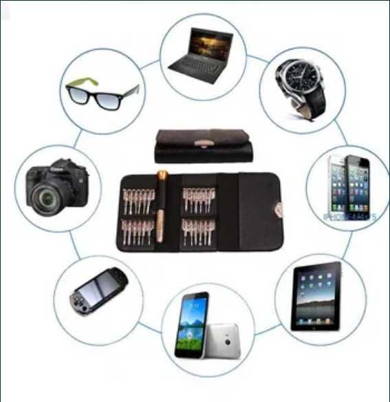 Набор отверток 25 в 1. Для ремонта мелкой техники / набор отверток