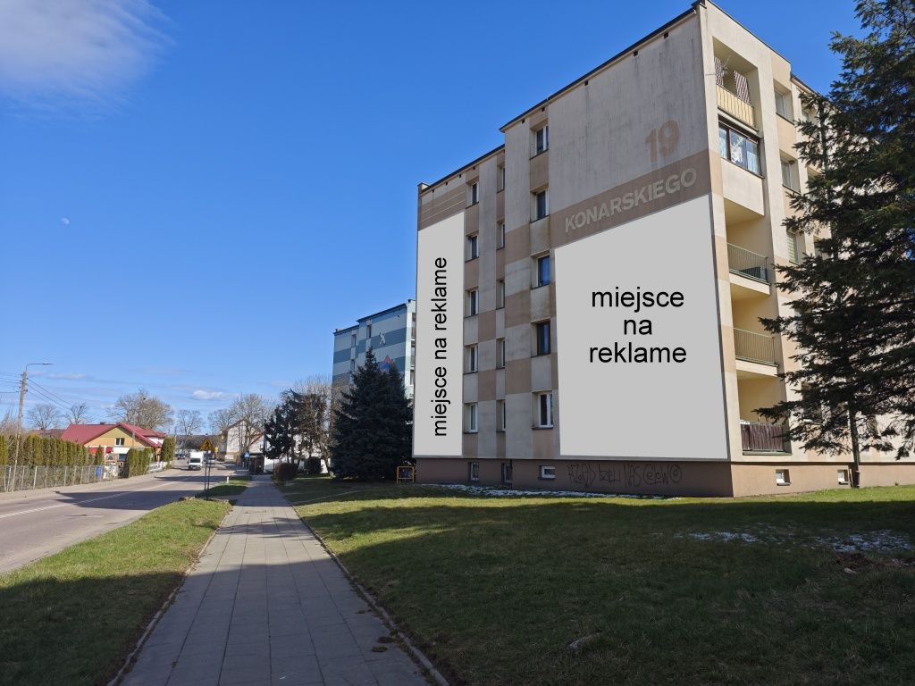 Wynajme powierzchnie reklamowe na bloku