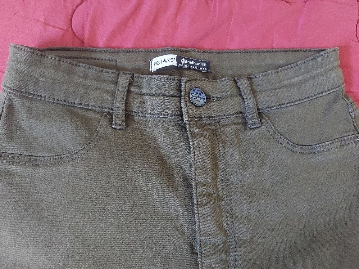 Calças de sra 38 Stradivarius