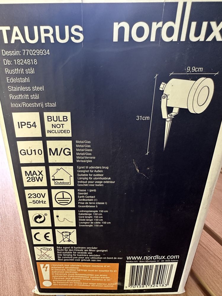 Lampa halogen ogrodowy