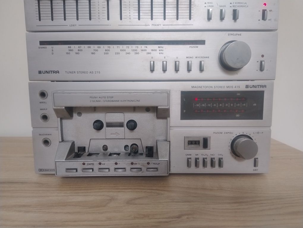Wieża Unitra Diora ZM WS 315 FS 015 AS 215 MDS 415 mini wieża
