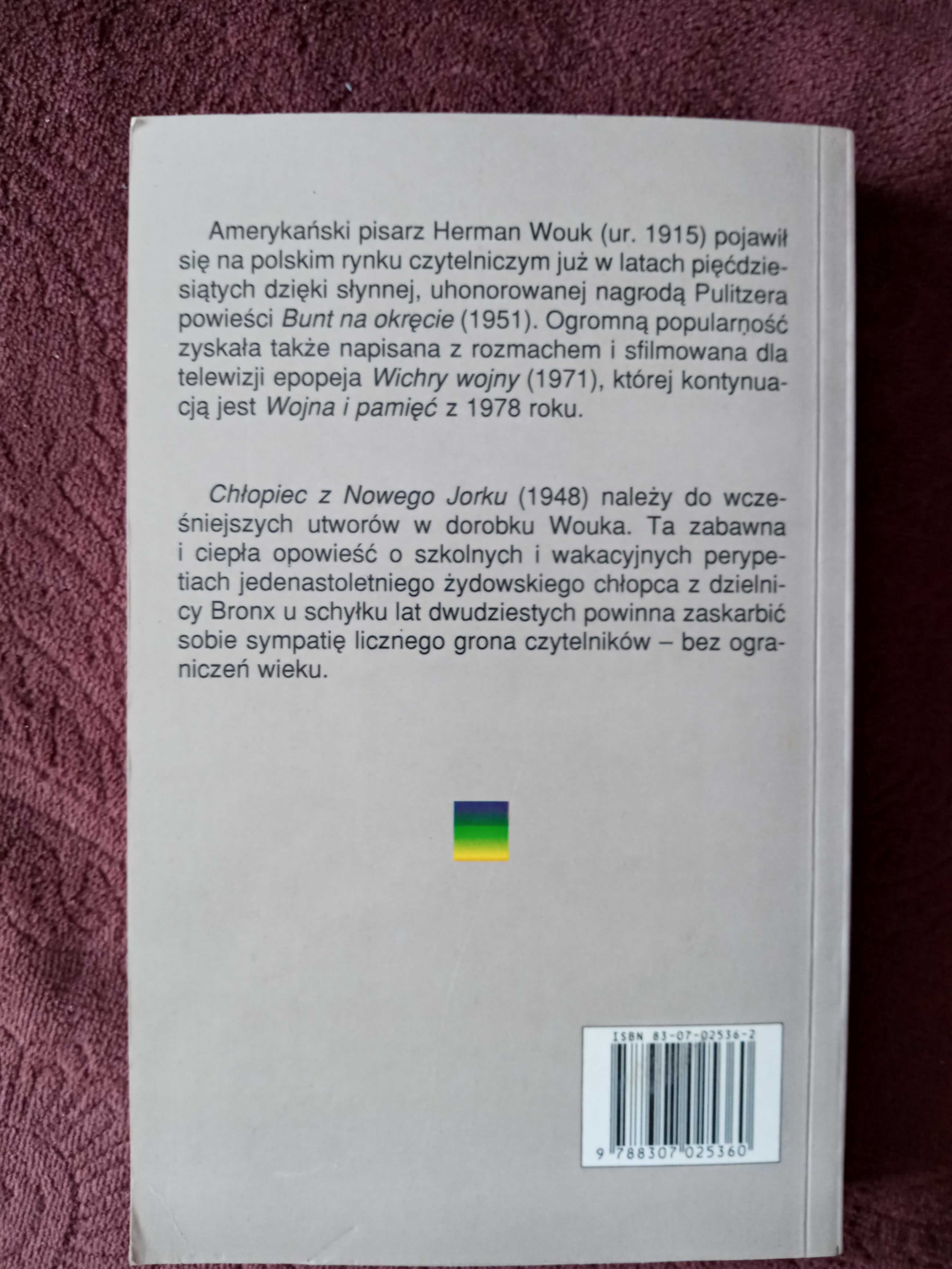 Sprzedam książkę "Chłopiec z Nowego Jorku"