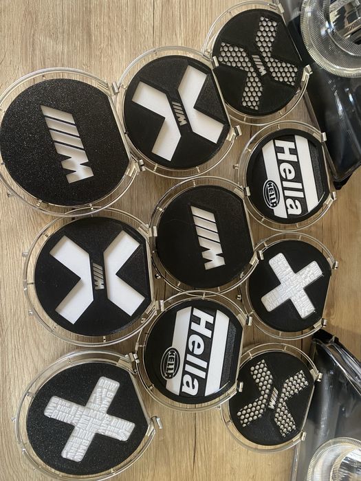 Декор вставки в фары е39