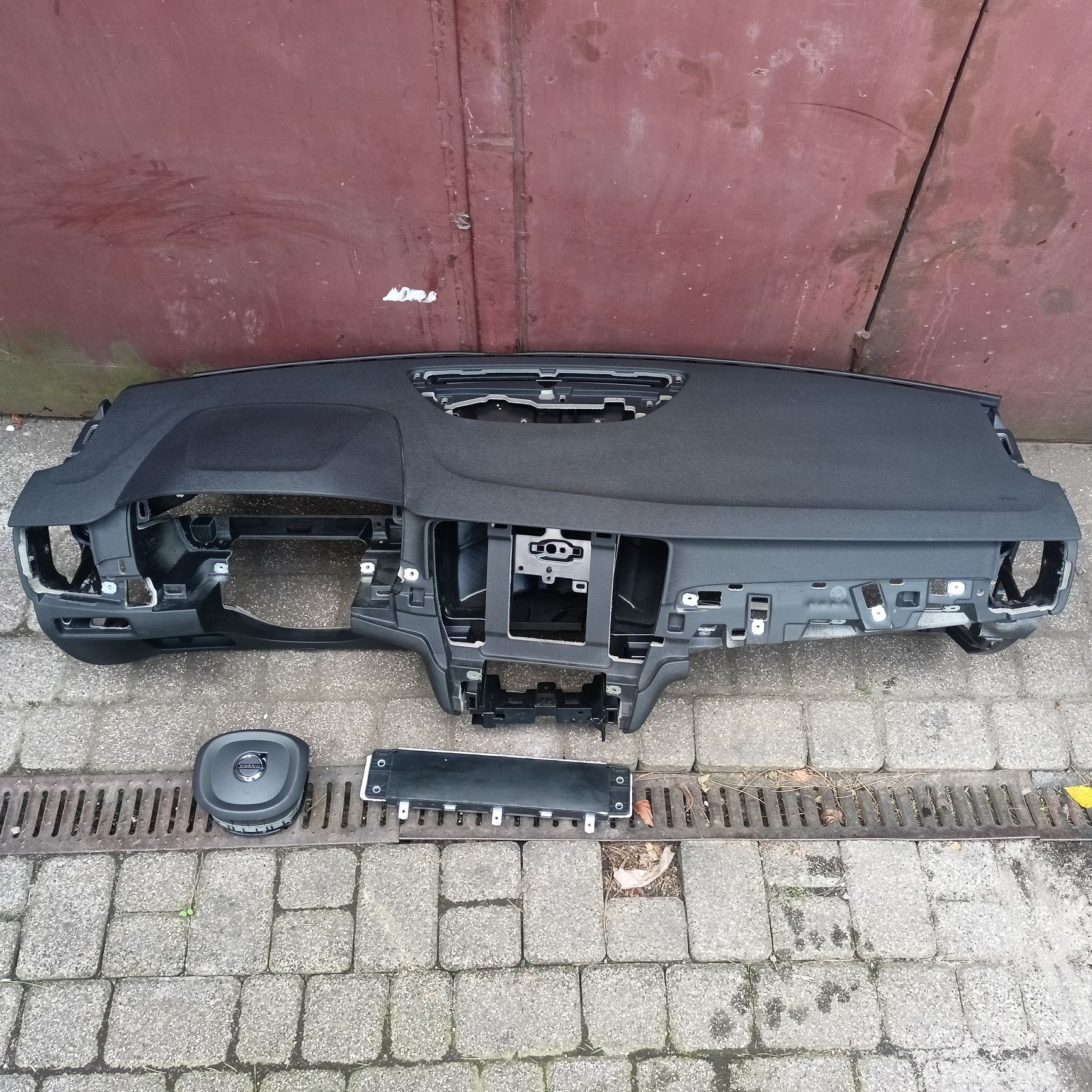 Deska Volvo V90 s90 konsola kokpit poduszki oryginał,demontaż