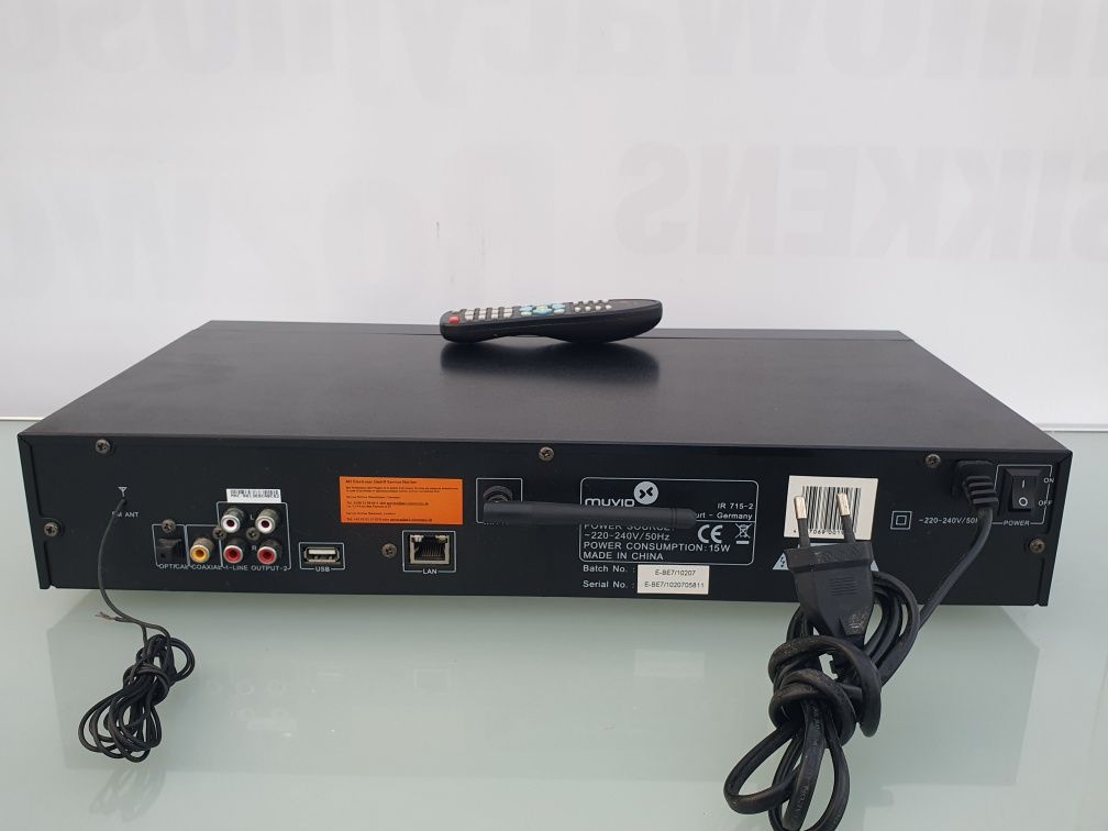 Tuner internetowy muvid ir-715 z pilotem