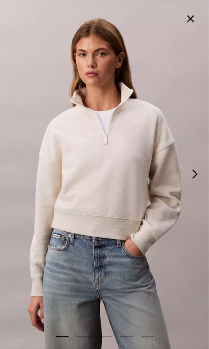 Calvin Klein флисовая толстовка с застежкой-молнией, M