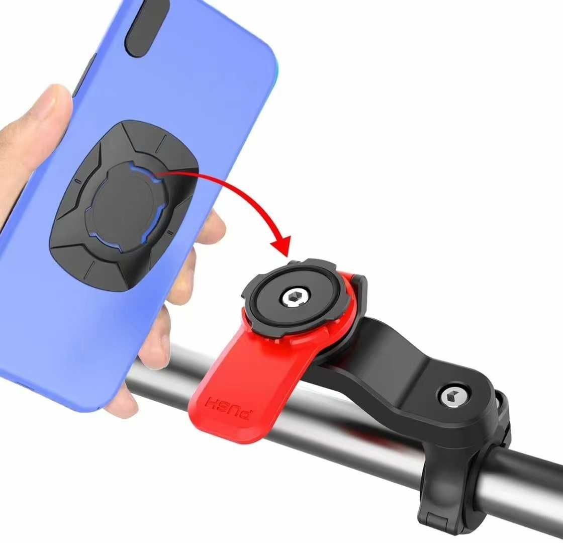 Suporte de Telemóvel Moto ou Bicicleta Tipo Quad Lock