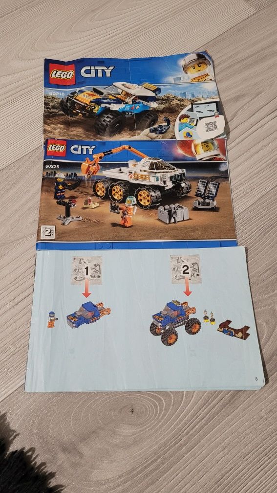 3 samochody Lego