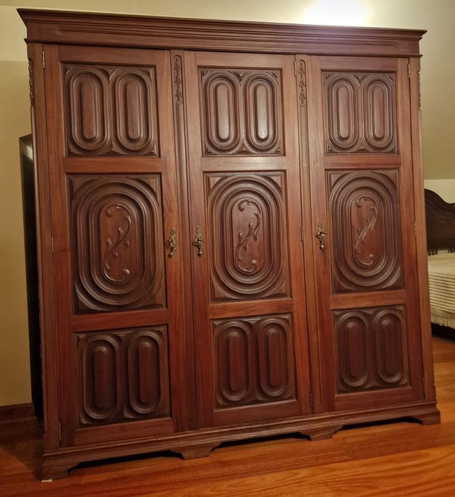Cama/cómoda/guarda vestidos - quarto completo