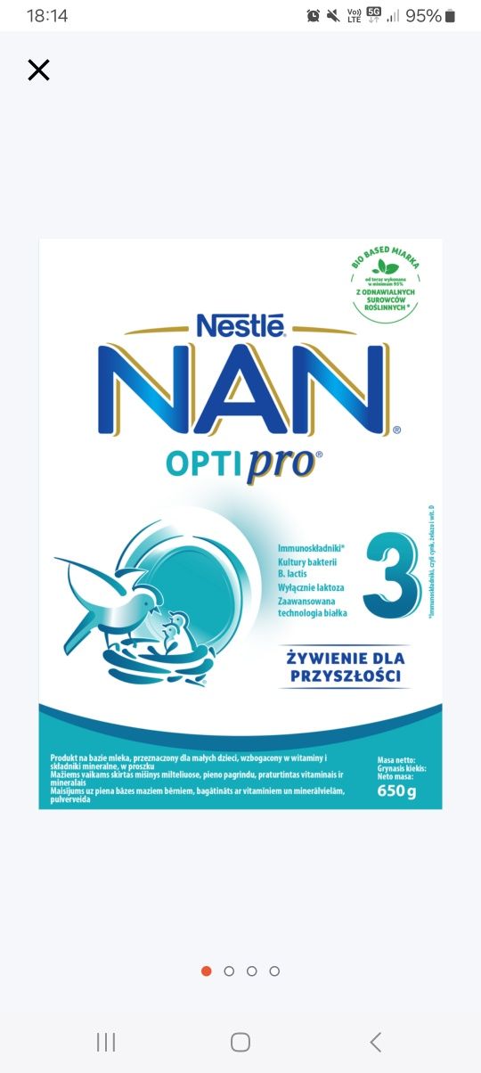 Mleko nan opti pro 3