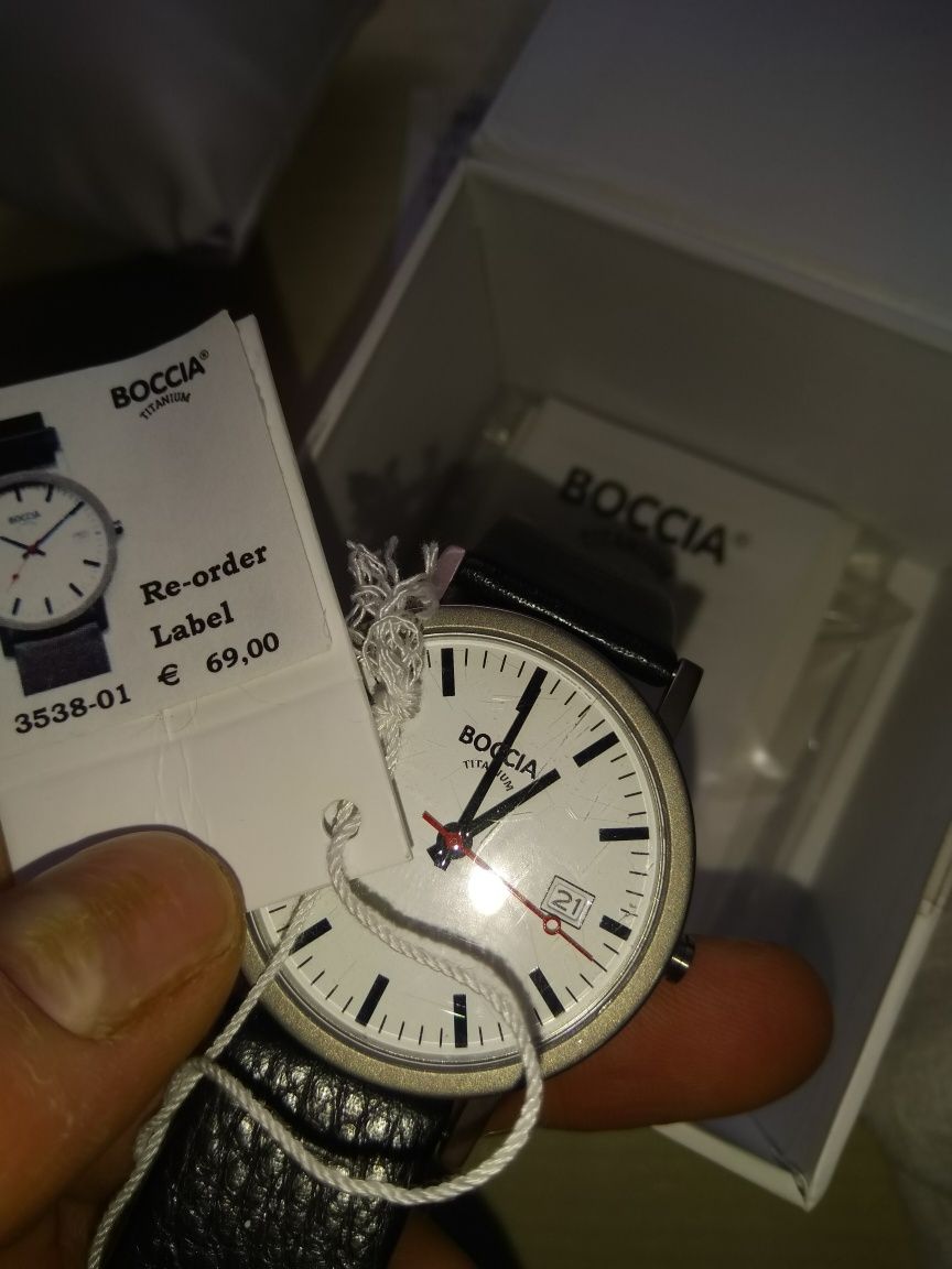 Boccia Titanium zegarek tytanowy