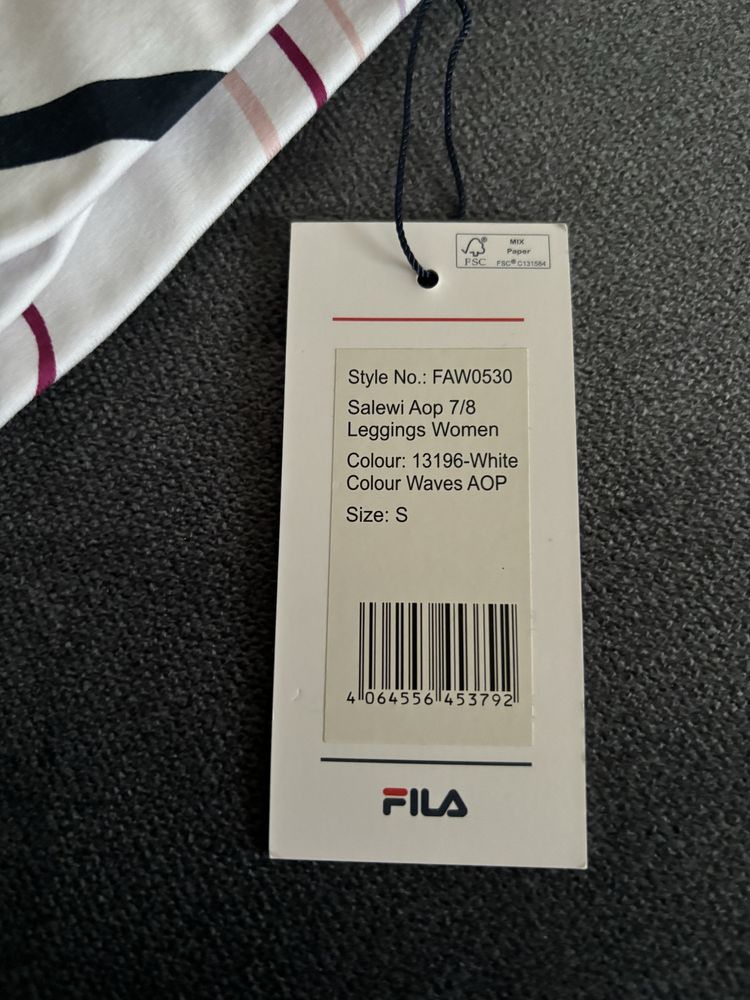 Legginsy damskie bawełniane Fila S nowe