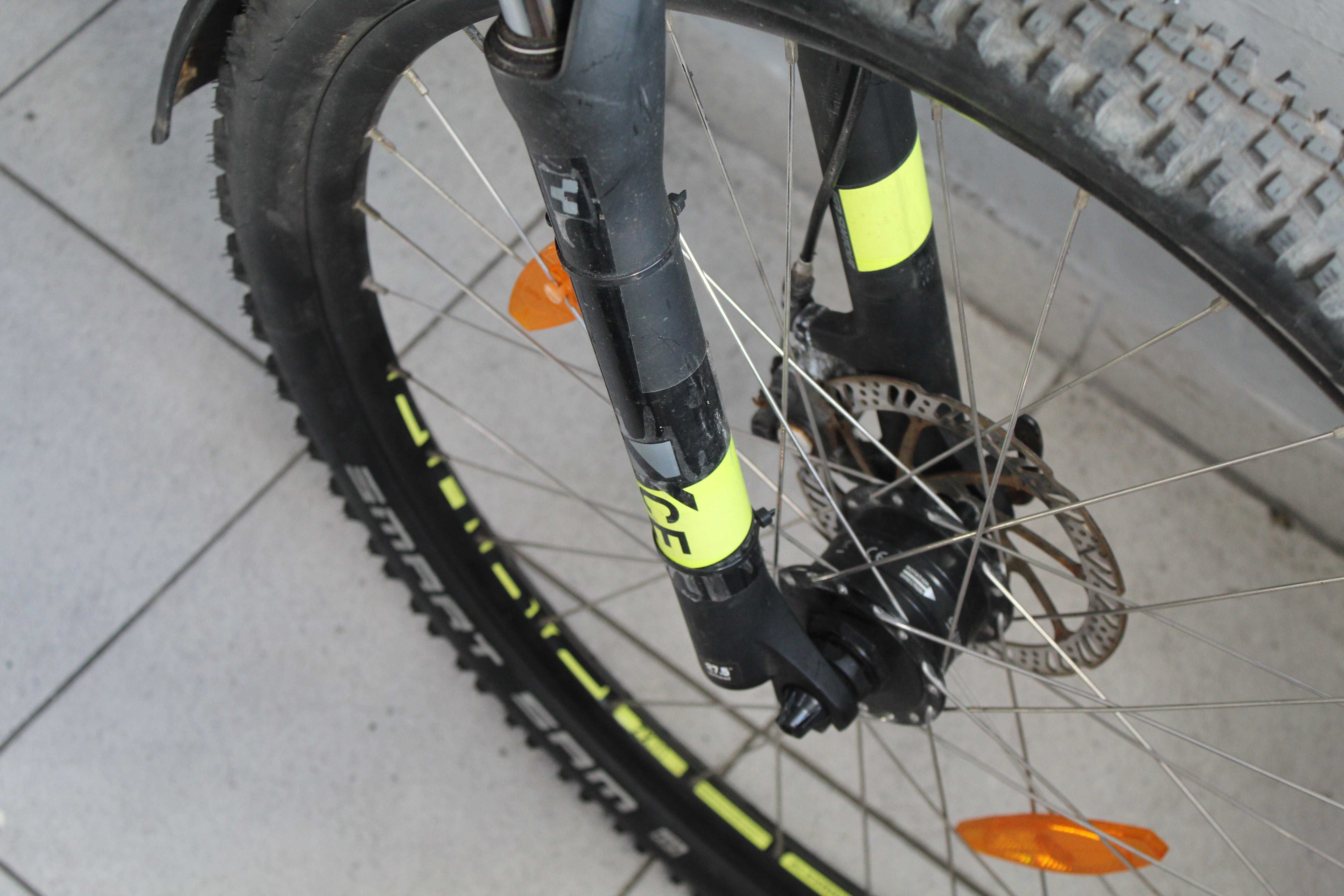 Rower MTB CUBE AIM , Rama 16" S, Koła 27,5",Ham. Tarcz. Oświet na dyna