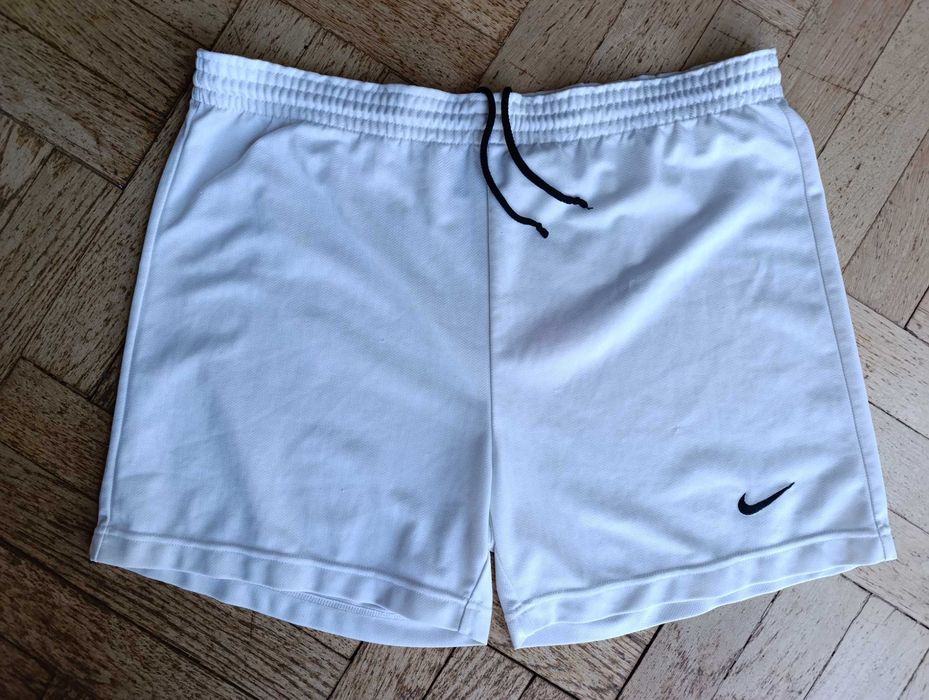 NIKE szorty spodenki treningowe kolor biały