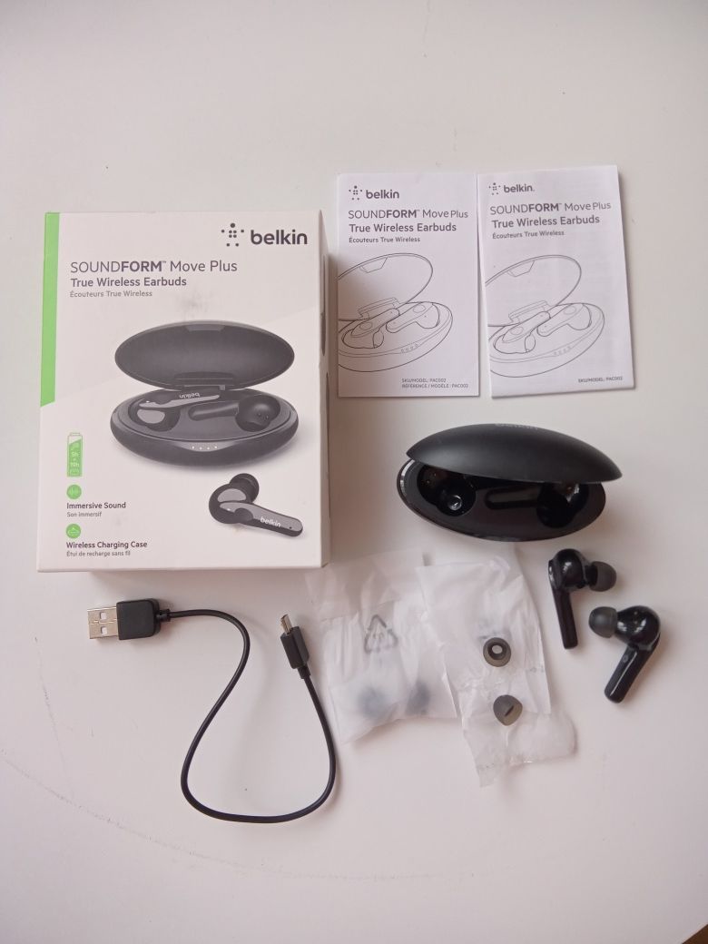 Słuchawki bezprzewodowe Belkin Soundform Move Plus