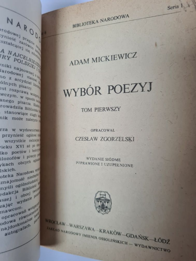 Wybór poezyj - Adam Mickiewicz