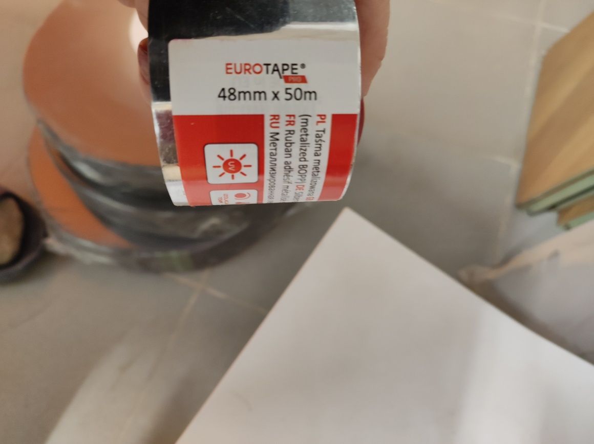 Euro tape pro 43mmx50m taśma metalizowana