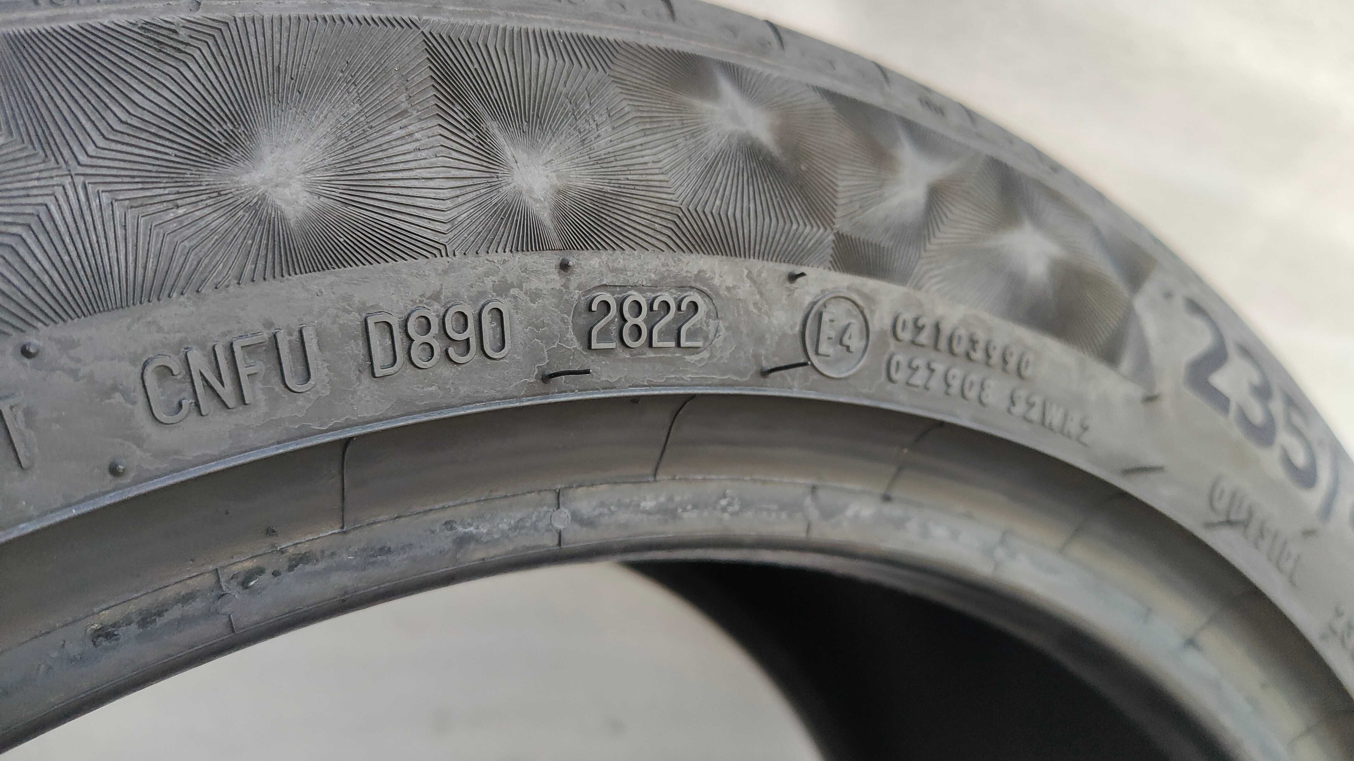 Opony Letnie 235/45/18 Continental 2szt 2022r