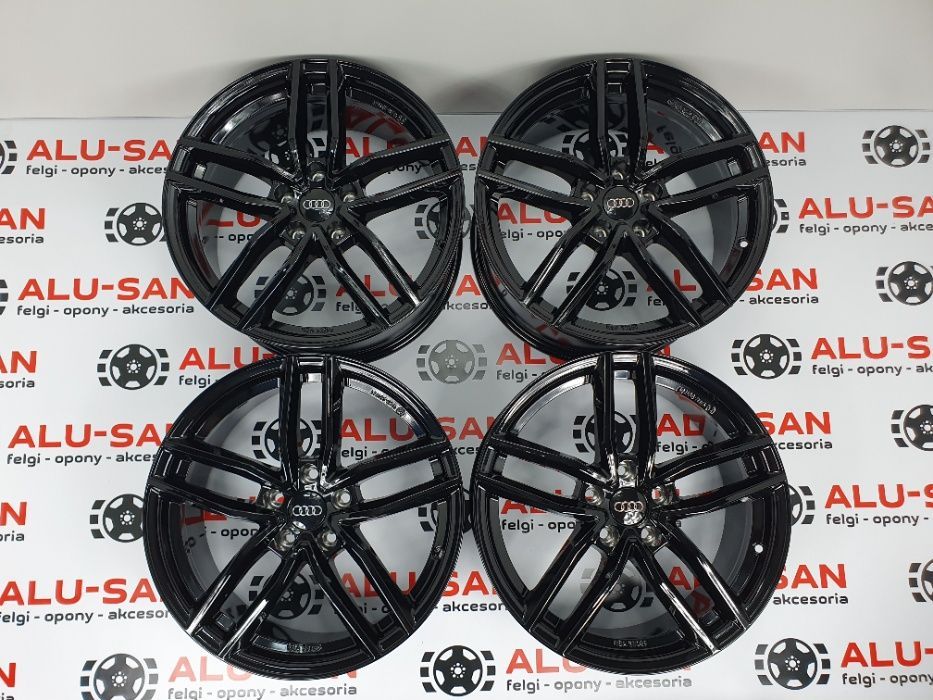 NOWE Alufelgi AUDI 18" 5x112 A3 8P0 8V0 8V5 A4 B5 B6 B7 A6 Czarne