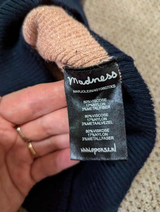 Madness sukienka dzianinowa XS/S prążka w zależności od wzrostu albo m