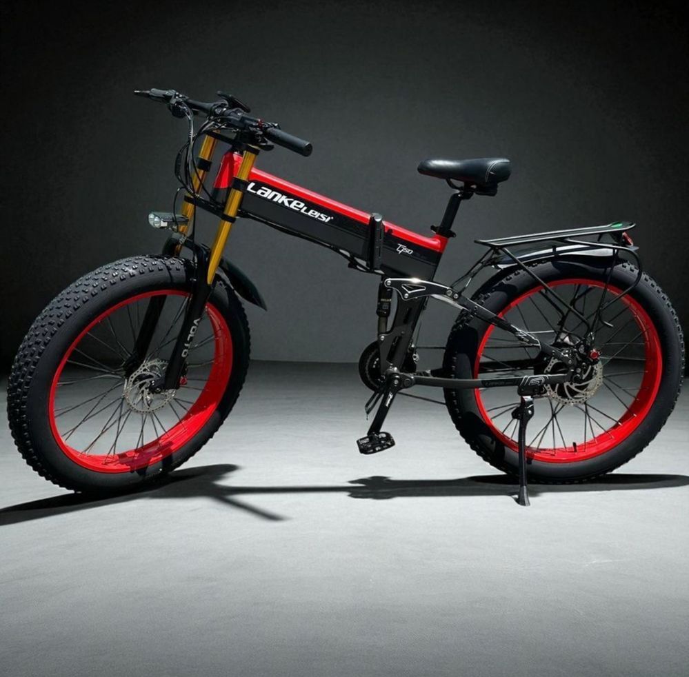 ‼️ВЕЛИКІ КОЛЕСА Складний Електрофетбайк Lankeleisi XT750 Plus 1000W‼️