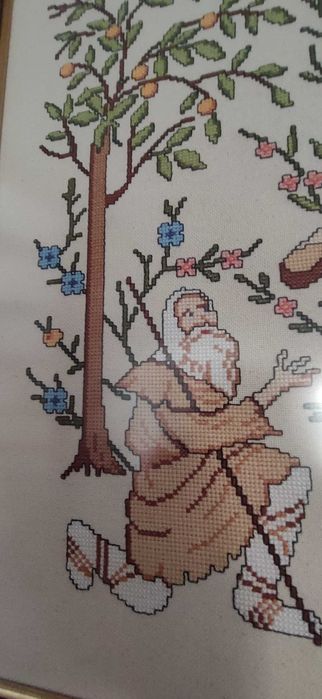 Quadro bordado à mão