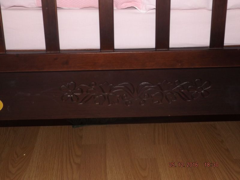 детская кроватка трия принцесса ксения, матрас и постель